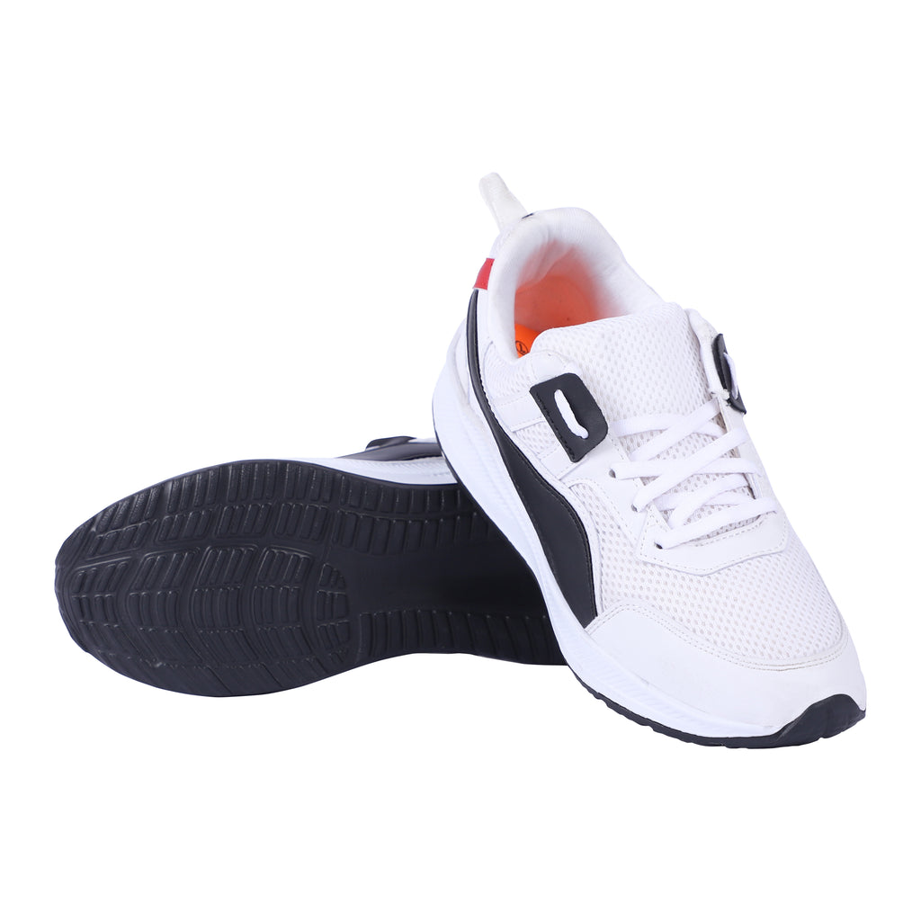 Men Lace Up Running Shoes, White (Size-9 UK42.5 FR)