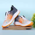 Men Lace Up Running Shoes, Orange (Size-9 UK/42.5 FR)